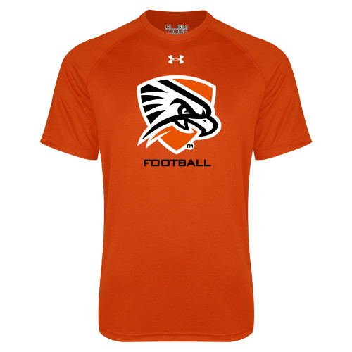  Under Armour Orange Tech Tee - Football