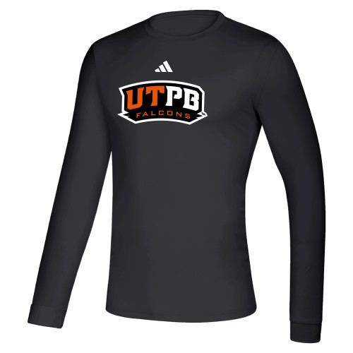  Adidas Black Creator Performance Long Sleeve Tee - UTPB Falcons Secondary Ath MK_Adidas