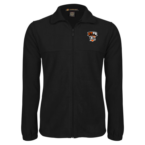  Black Fleece Full Zip Jacket - Official Logo