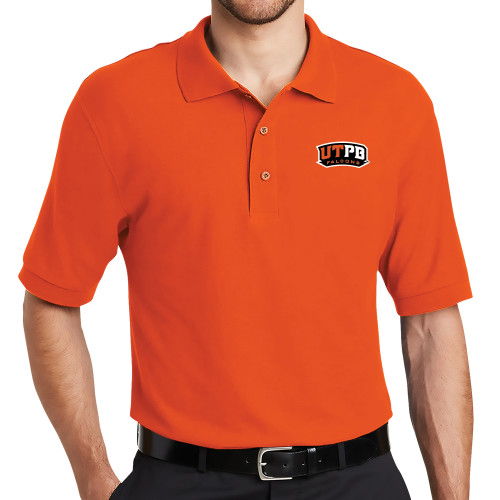  Orange Silk Touch Polo - UTPB Falcons