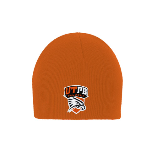  Orange Knit Beanie - Official Logo