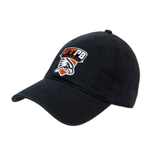  Black Unstructured Adjustable Low Profile Hat - Official Logo