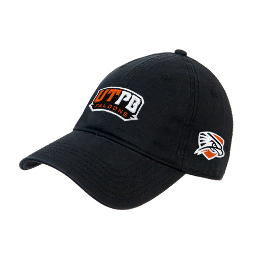  Black Unstructured Adjustable Low Profile Hat - UTPB Falcons