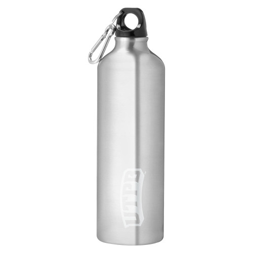  Venture Aluminum Silver Bike Bottle 26oz - UTPB Engraved
