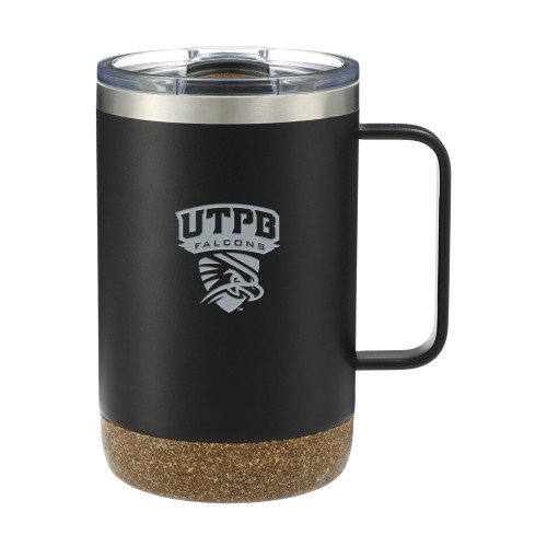  Valhalla Vacuum Insulated Camp Black Mug 14oz - UTPB Seal Engraved