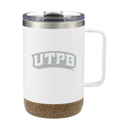  Valhalla Vacuum Insulated Camp White Mug 14oz - UTPB Engraved