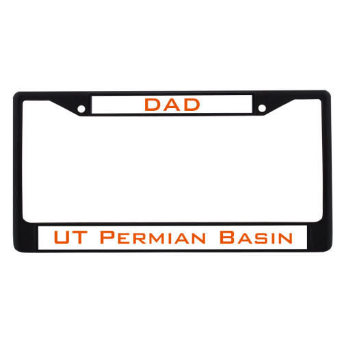  Dad Metal License Plate Frame in Black - Dad