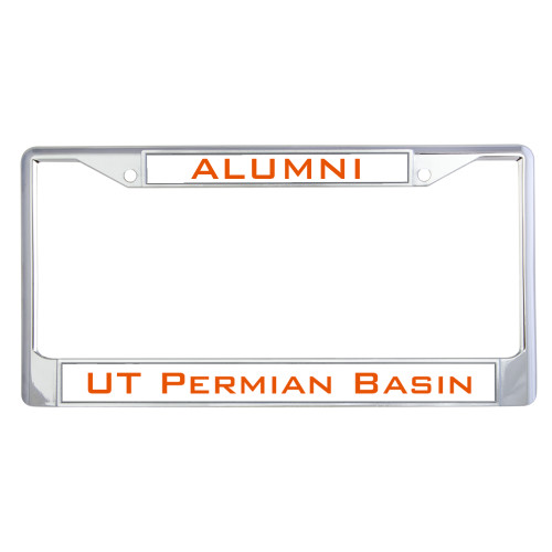  Alumni Metal License Plate Frame in Chrome - Alumni