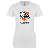Thumbnail image for  Next Level Womens White Boyfriend Tee