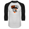 Thumbnail image for  White/Black Raglan Baseball T Shirt