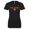 Thumbnail image for  Next Level Womens Black Boyfriend Tee