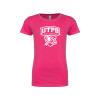 Thumbnail image for  Next Level Girls Fuchsia Fashion Fit T Shirt