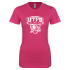 Thumbnail image for  Next Level Womens Fuchsia Boyfriend Tee