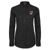 Thumbnail image for  Womens Black Twill Button Down Long Sleeve 