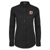 Thumbnail image for  Womens Black Twill Button Down Long Sleeve 