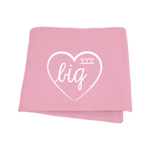 Pink Sweatshirt Blanket-Big in Heart