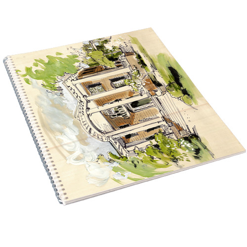 College Spiral Notebook w/Clear Coil-Mable Lee Walton Museum