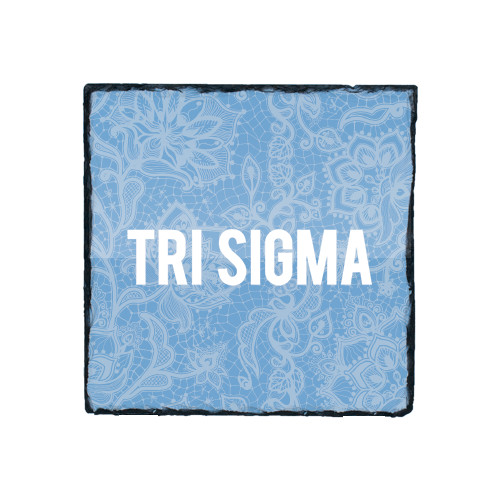 Photo Slate-Blue Lace Pattern