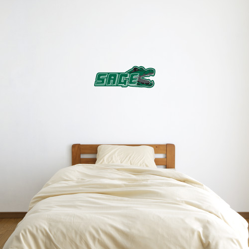  1 ft x 2 ft Fan WallSkinz - Sage w/Gator Head