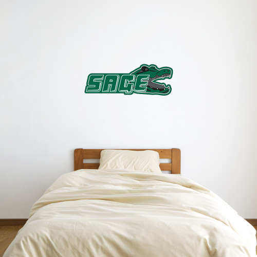  2 ft x 3 ft Fan WallSkinz - Sage w/Gator Head