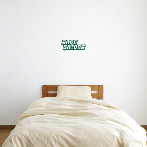  6 in x 1 ft Fan WallSkinz - Sage Gators Wordmark