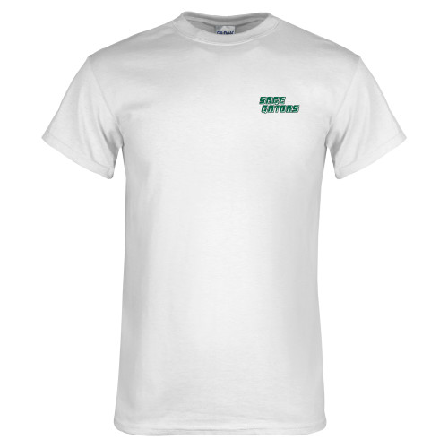  White T Shirt - Sage Gators Wordmark