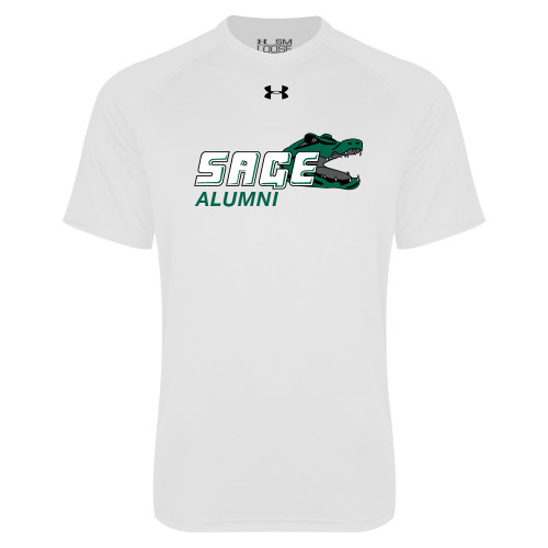  Under Armour White Tech Tee - Alumni