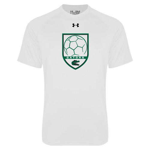  Under Armour White Tech Tee - Soccer Shield