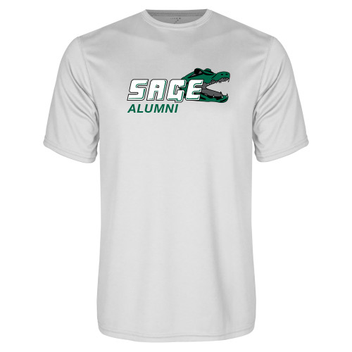  White Performance Tee - Alumni
