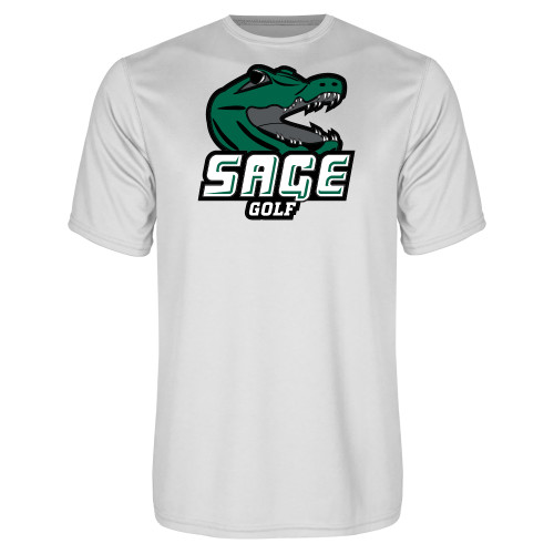  White Performance Tee - Golf