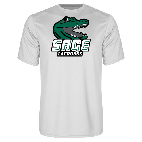  White Performance Tee - Lacrosse