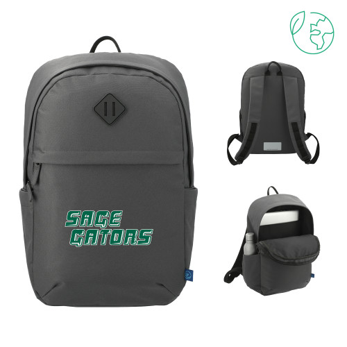  Repreve Charcoal Ocean Commuter Computer Backpack - Sage Gators Wordmark