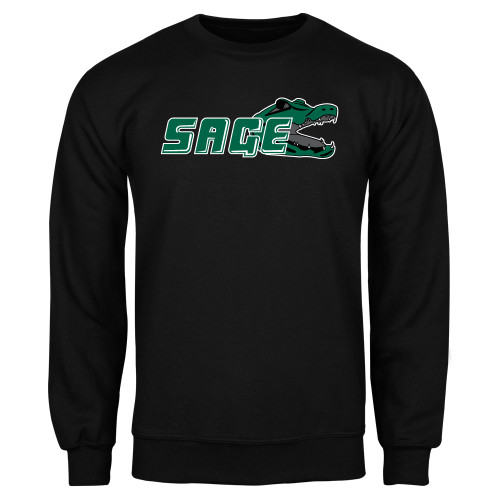  Black Fleece Crew - Sage w/Gator Head