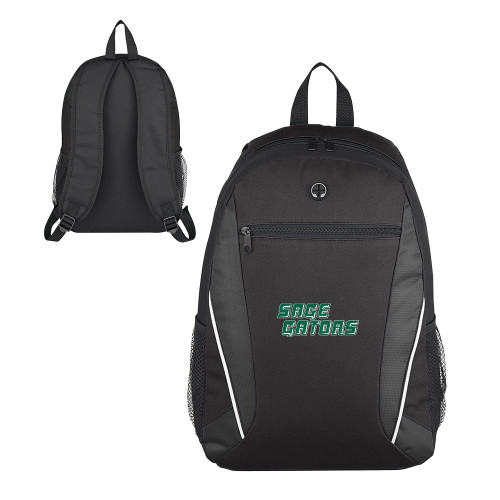  Homerun Black Computer Backpack - Sage Gators Wordmark