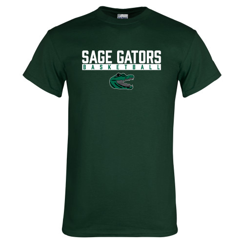  Dark Green T Shirt - Basketball in Bar