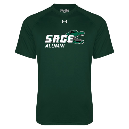  Under Armour Dark Green Tech Tee - Alumni