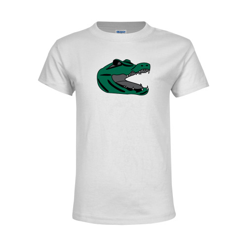  Youth White T Shirt - Gator Head