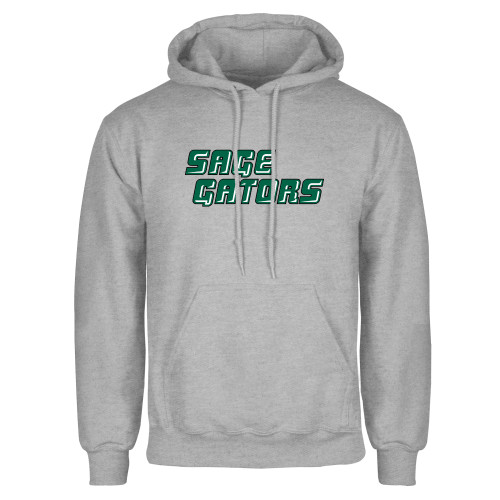  Grey Fleece Hoodie - Sage Gators Wordmark