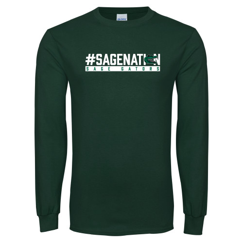 Main Image for  Dark Green Long Sleeve T Shirt