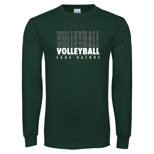 Russell Sage Dark Green Long Sleeve T Shirt