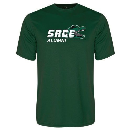 Dark Green Performance Tee - Alumni