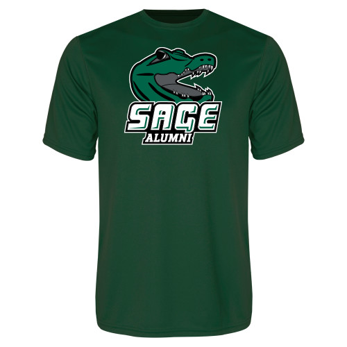  Dark Green Performance Tee - Alumni