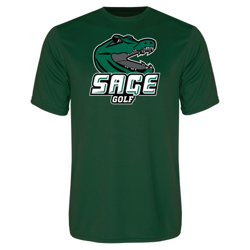  Dark Green Performance Tee - Golf