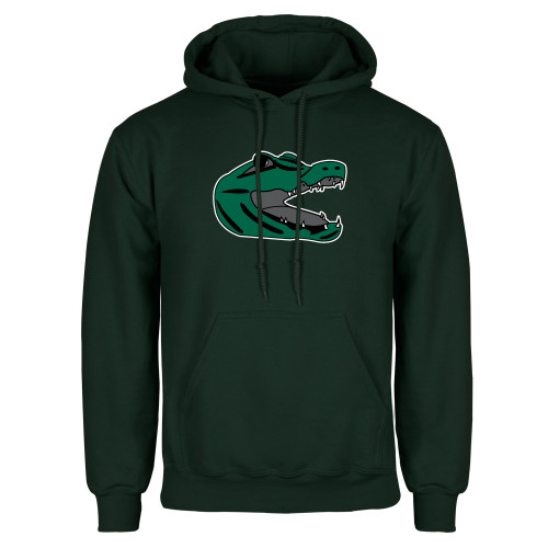  Dark Green Fleece Hood - Gator Head