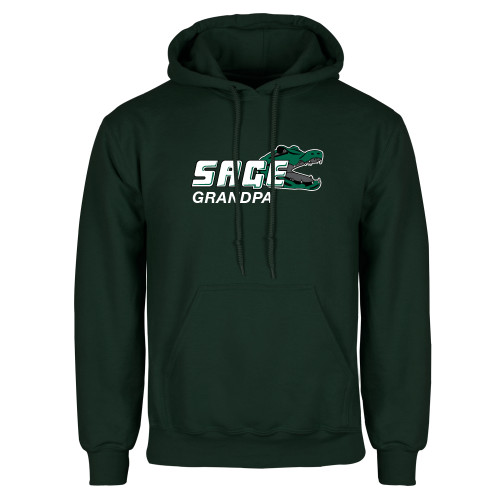  Dark Green Fleece Hood - Grandpa