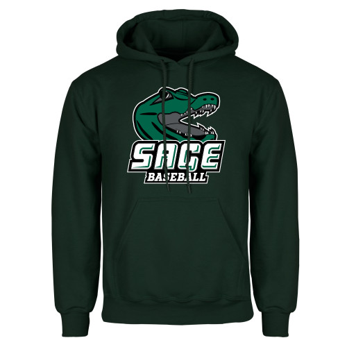  Dark Green Fleece Hood - Baseball
