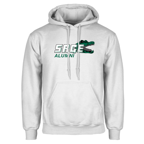  White Fleece Hoodie - Alumni