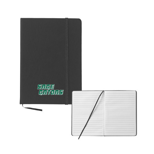  5x7 Black Hard Cover Journal - Sage Gators Wordmark