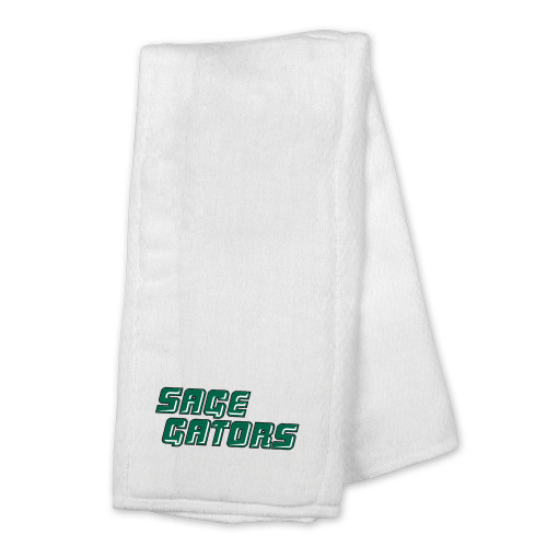  Baby Burp Cloth - Sage Gators Wordmark