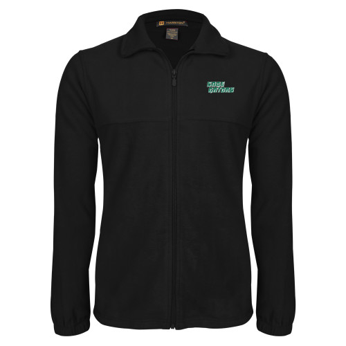  Black Fleece Full Zip Jacket - Sage Gators Wordmark